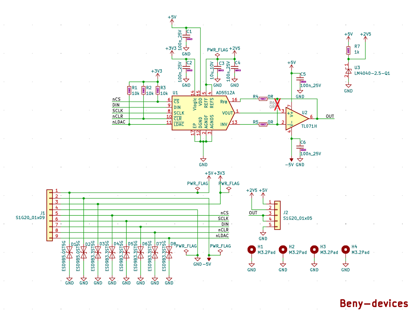 AD5512A eval design