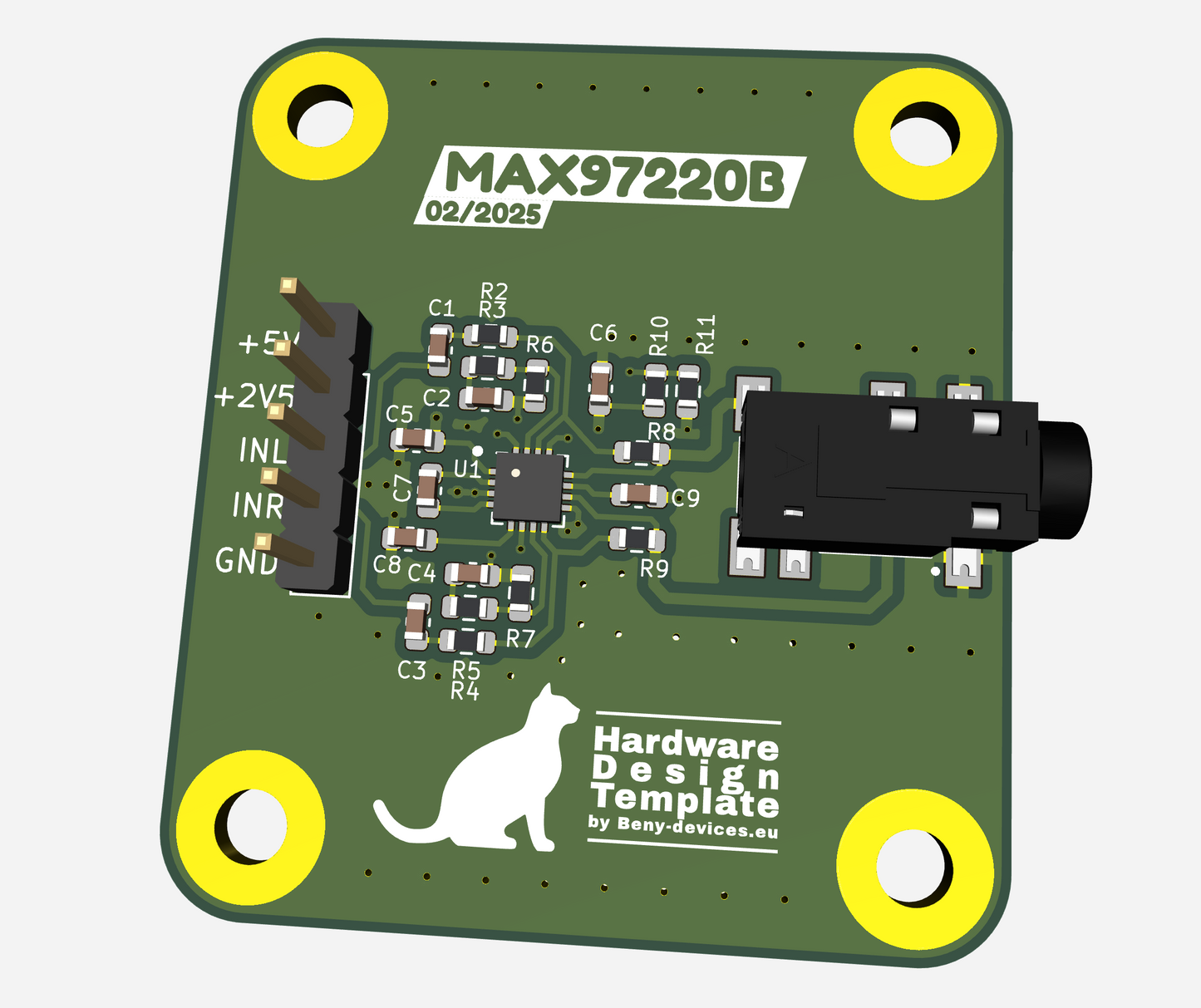 MAX97220B eval design