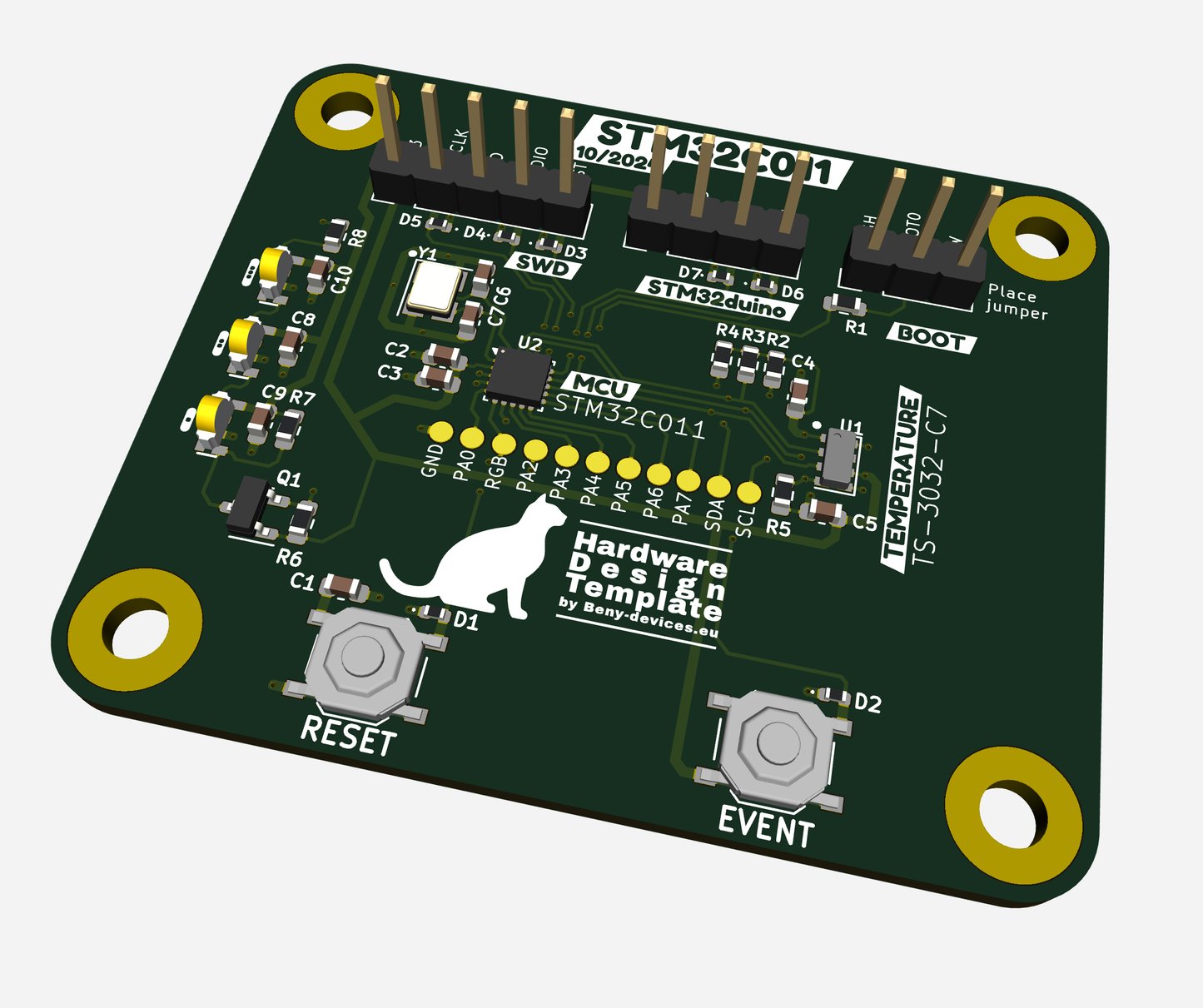 STM32C011 eval design