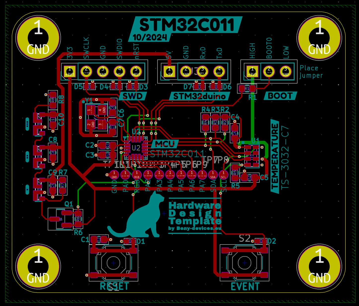 STM32C011 eval design