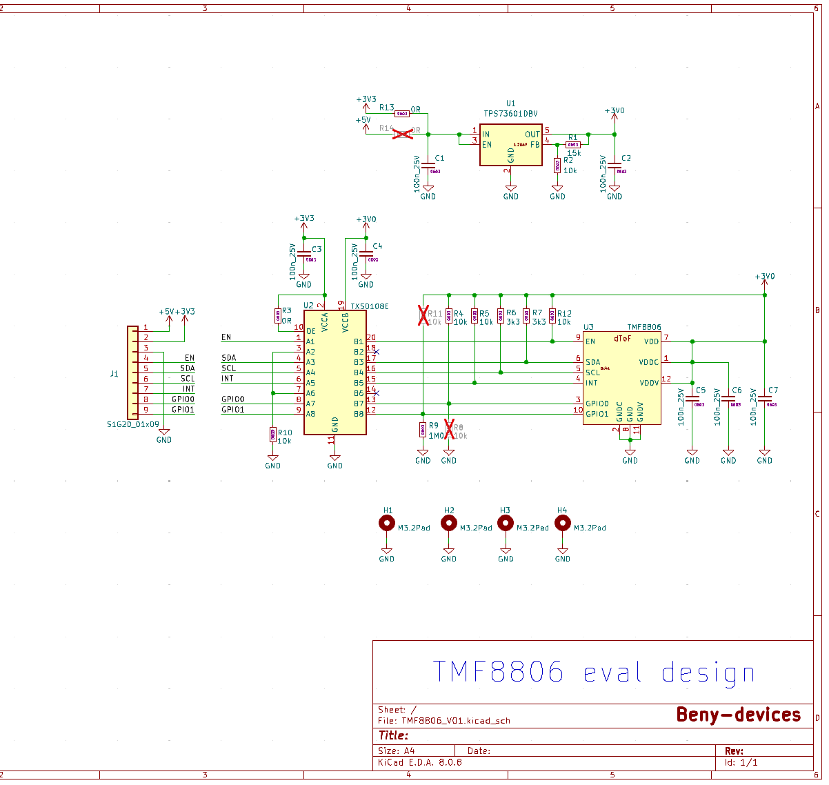 TMF8806 eval design