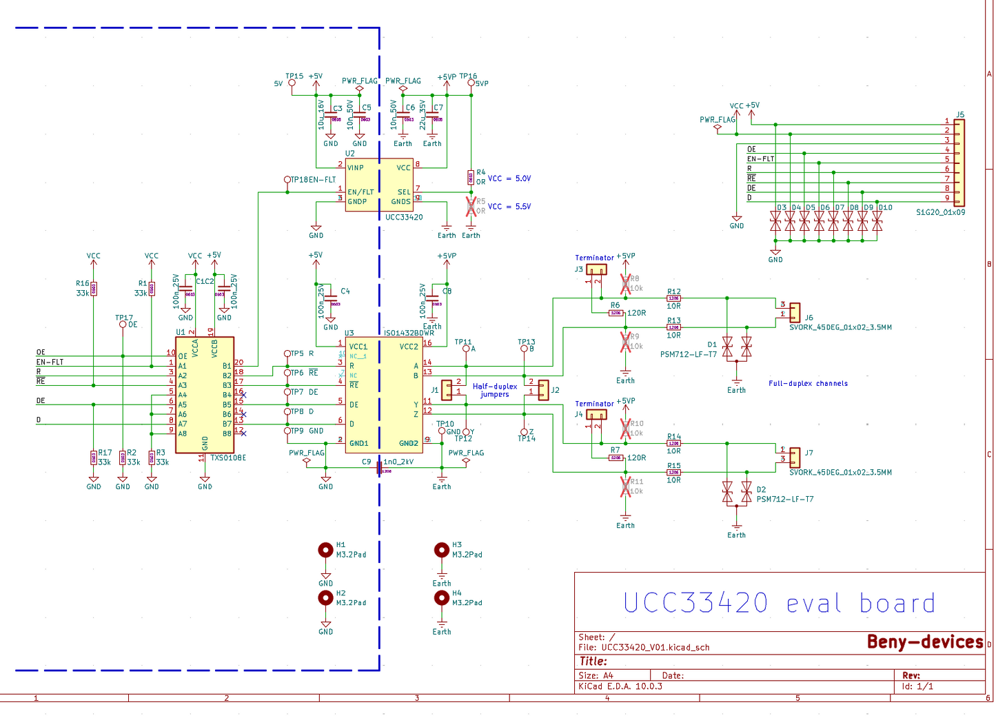 UCC33420 eval design