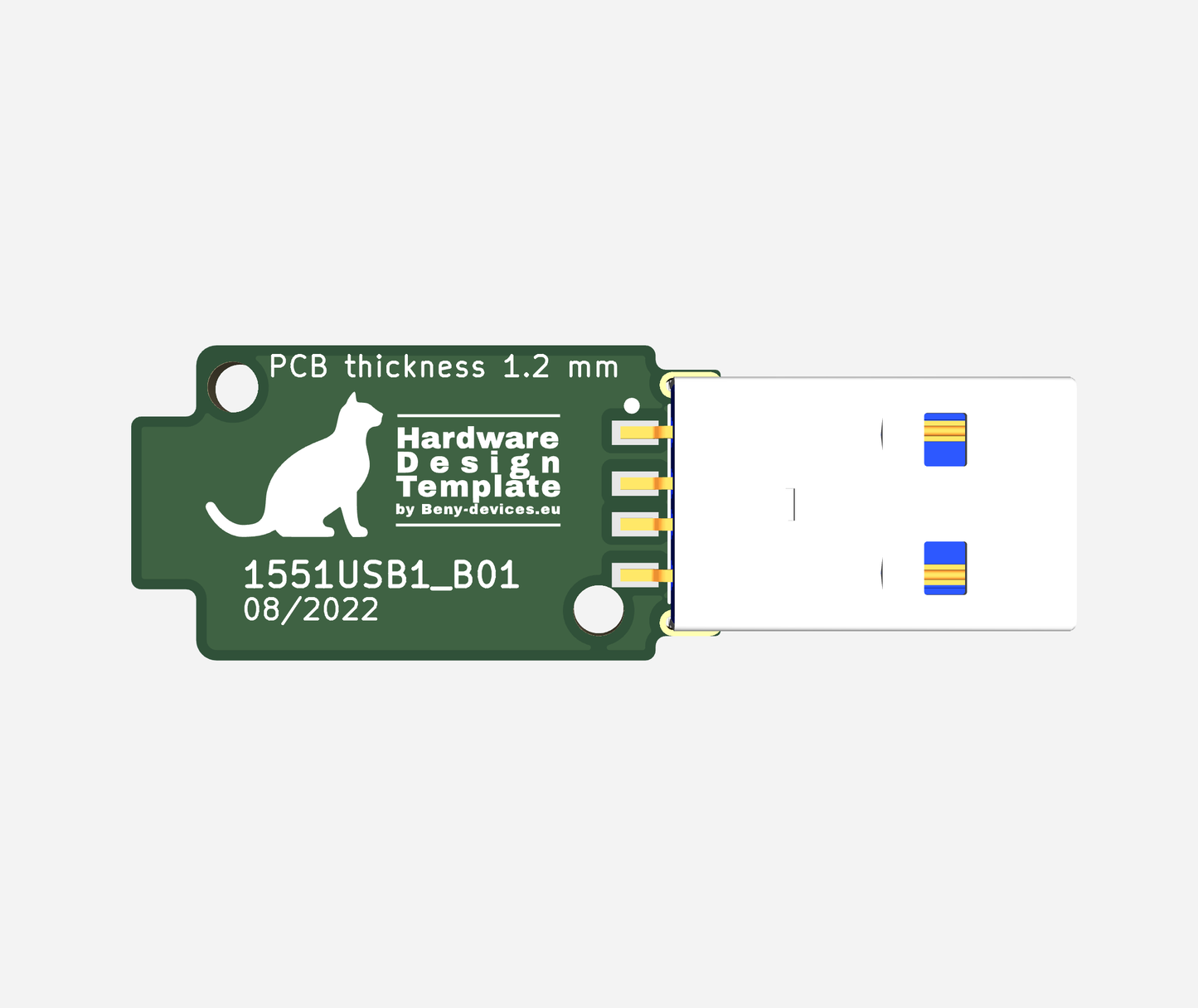 USB key size A