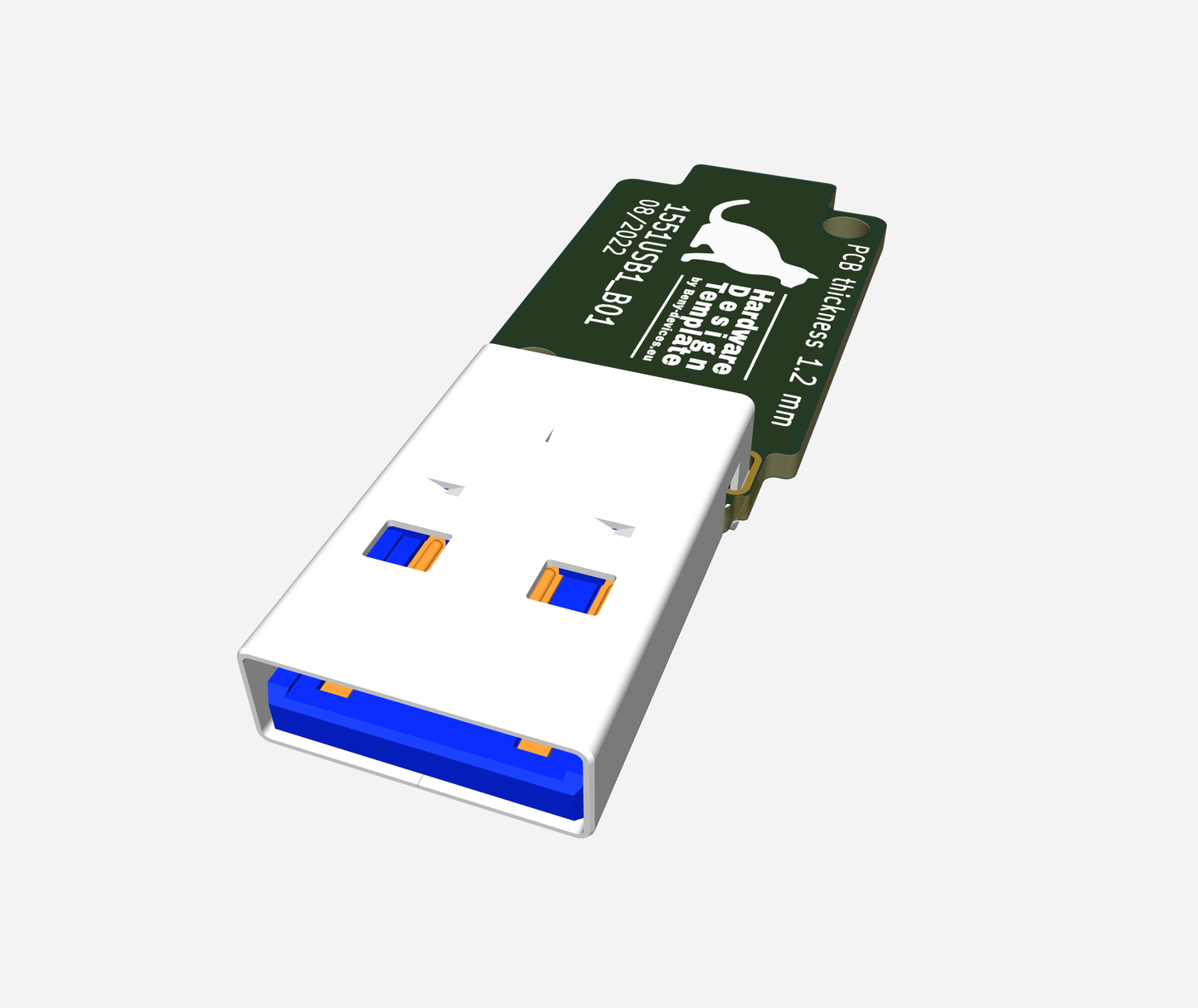 USB key size A