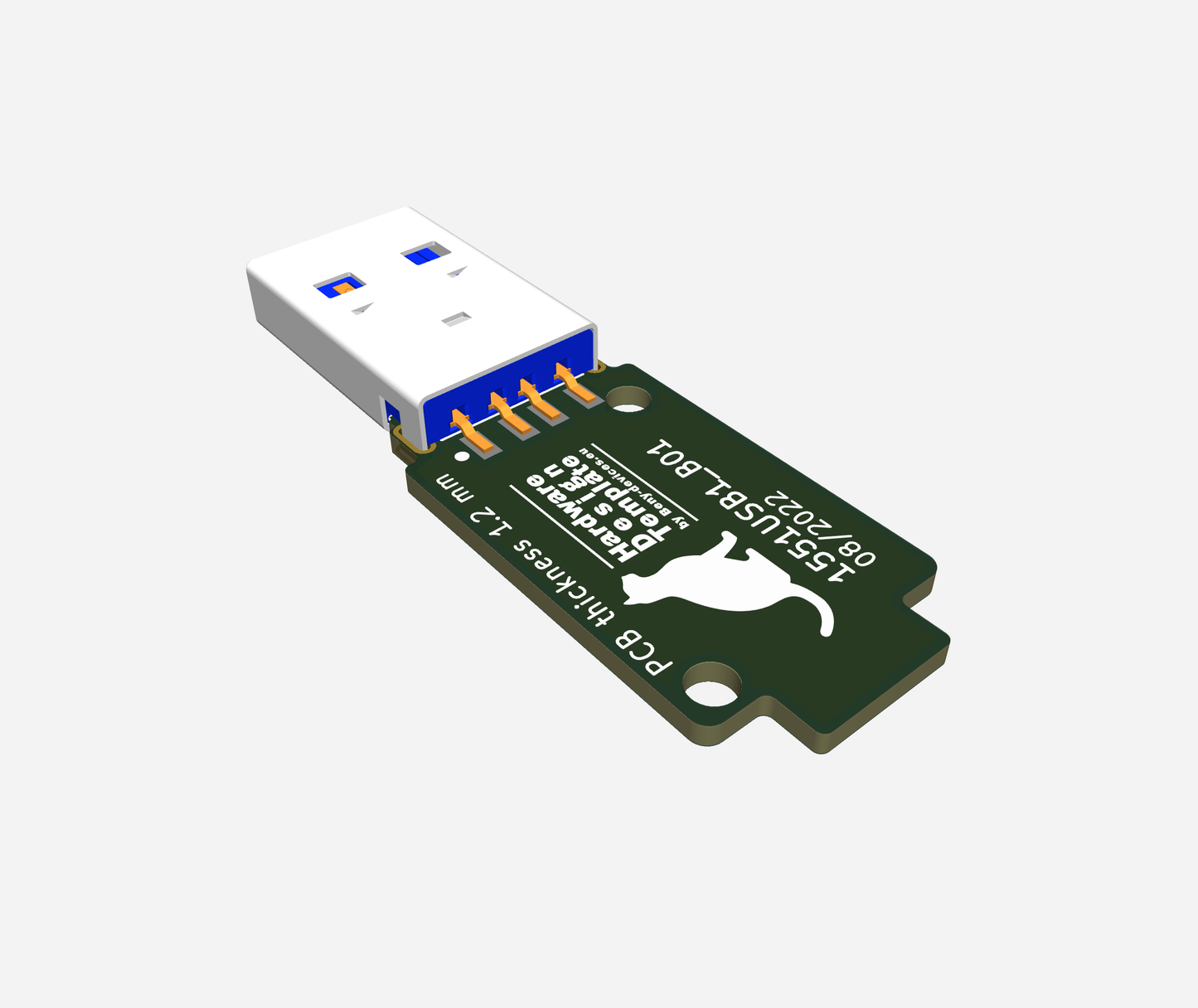 USB key size A