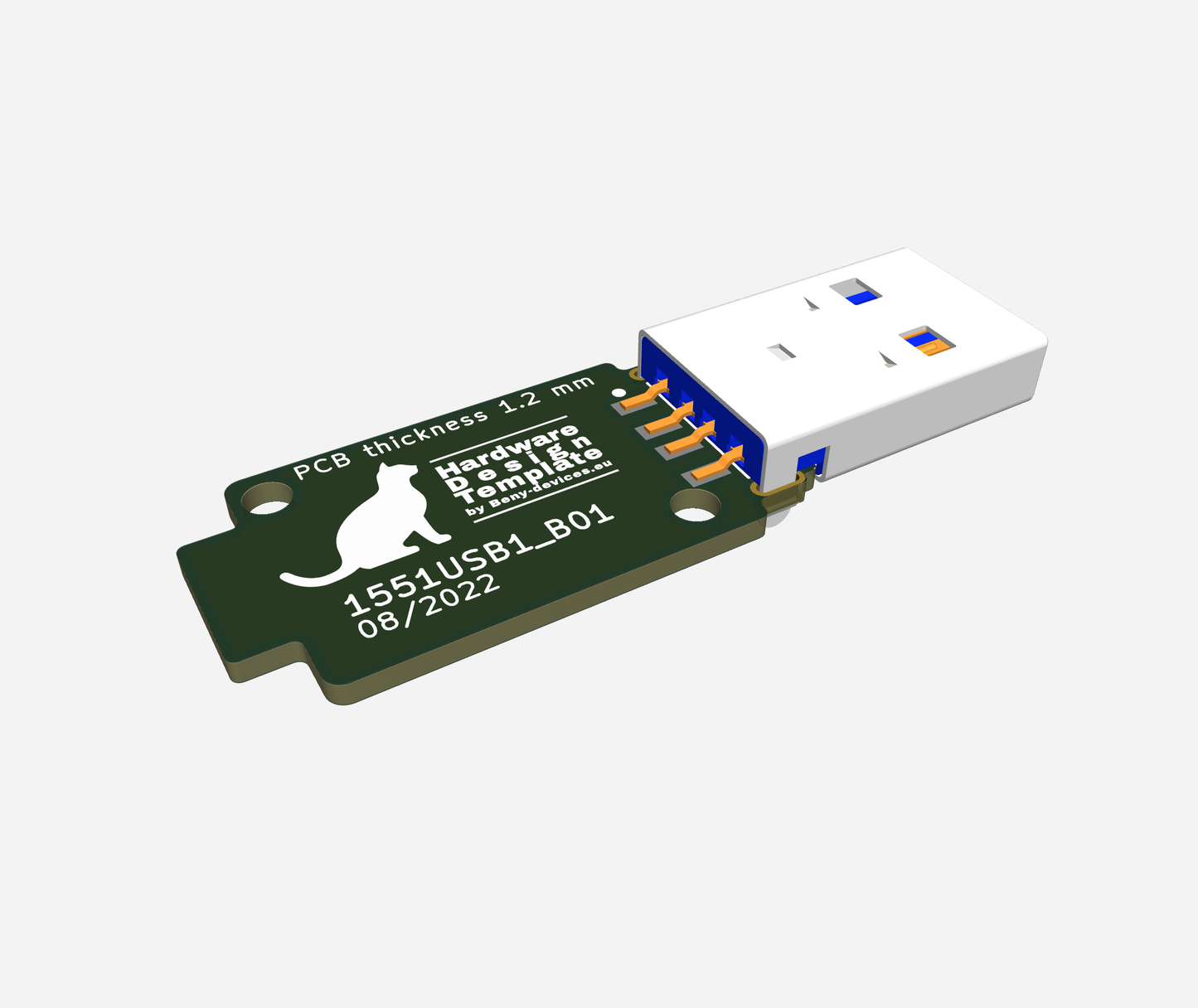USB key size A