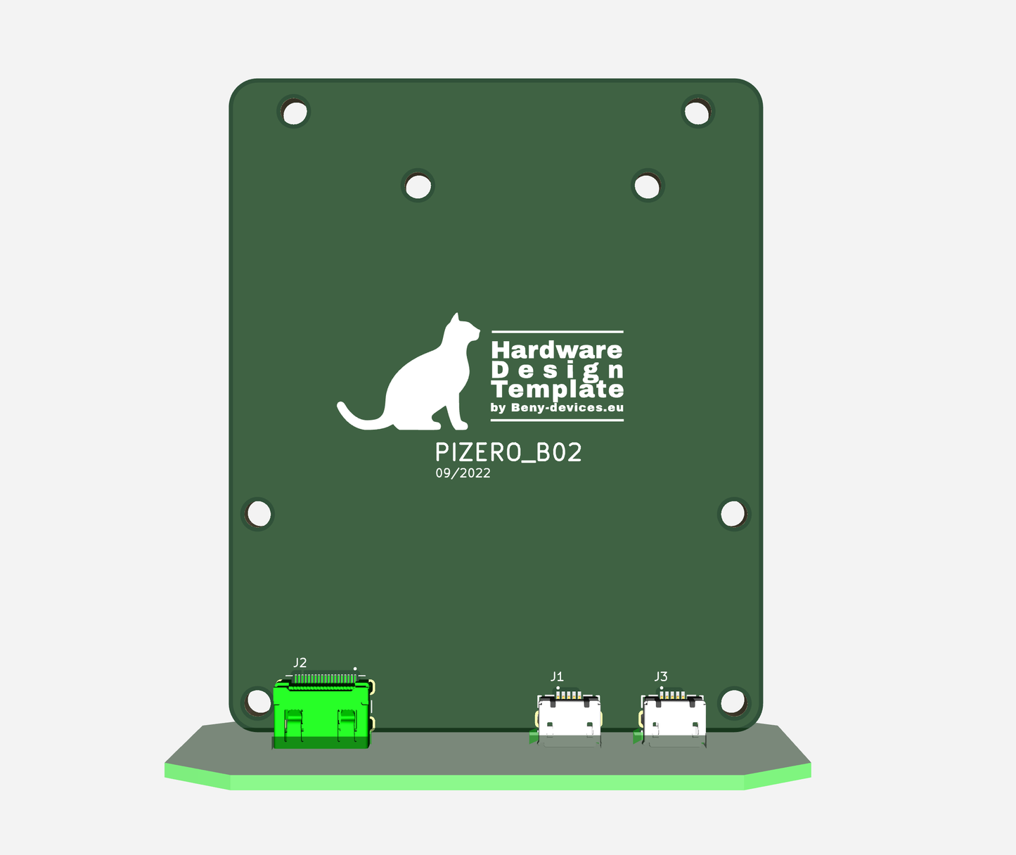 Zero node with front panel