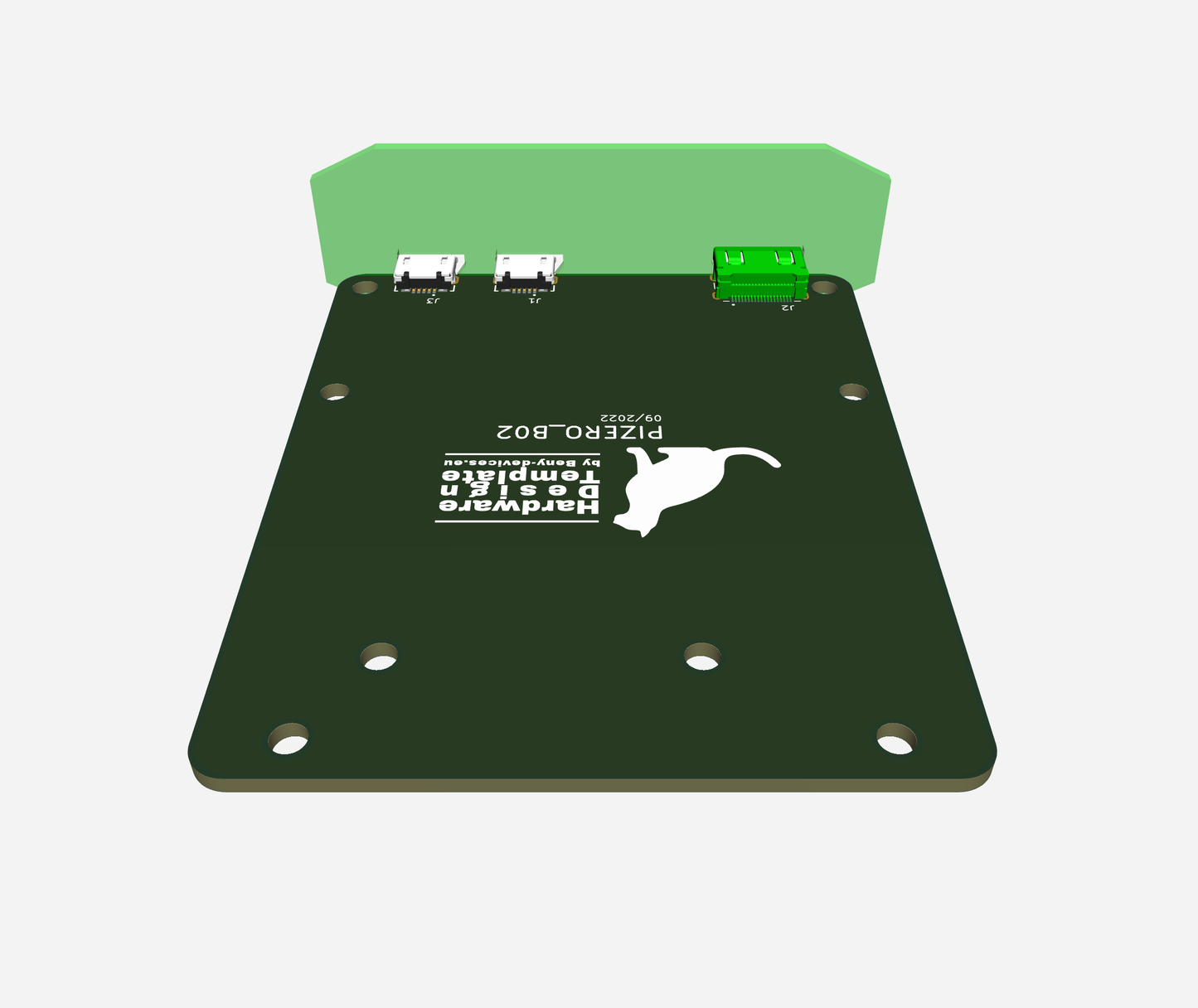 Zero node with front panel