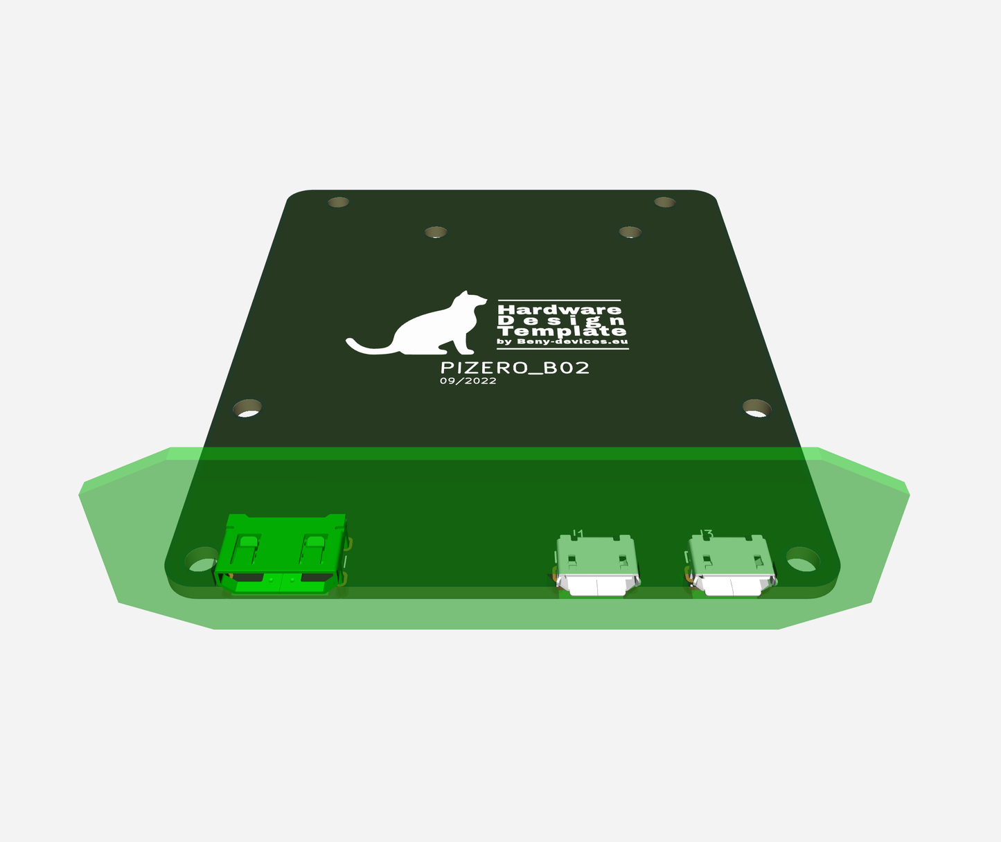 Zero node with front panel
