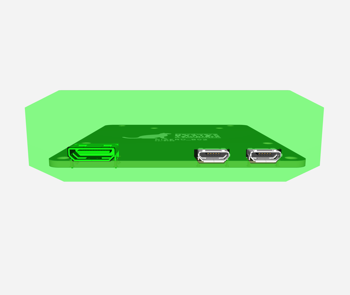 Zero node with front panel
