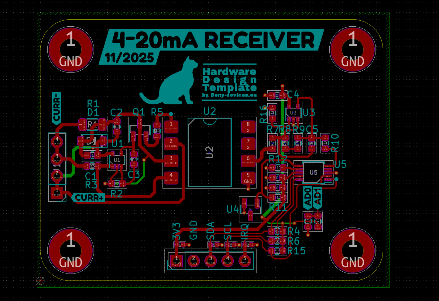 4-20mA receiver eval design