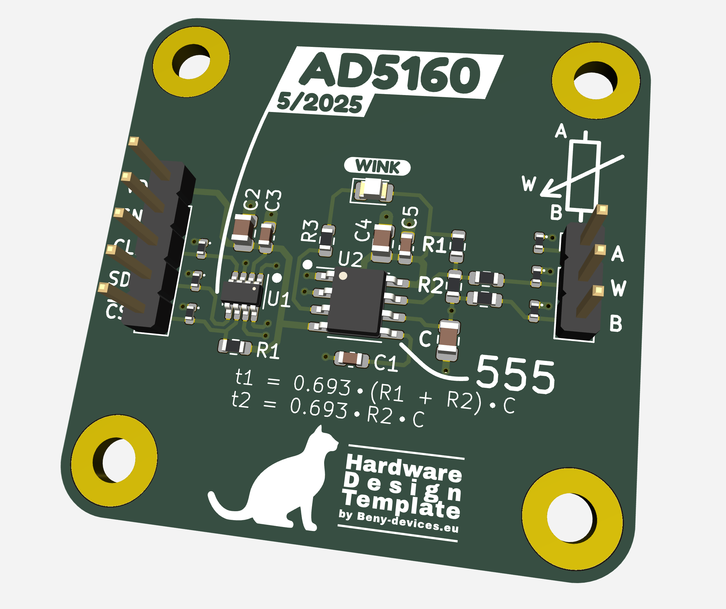 AD5160 eval design – Beny devices