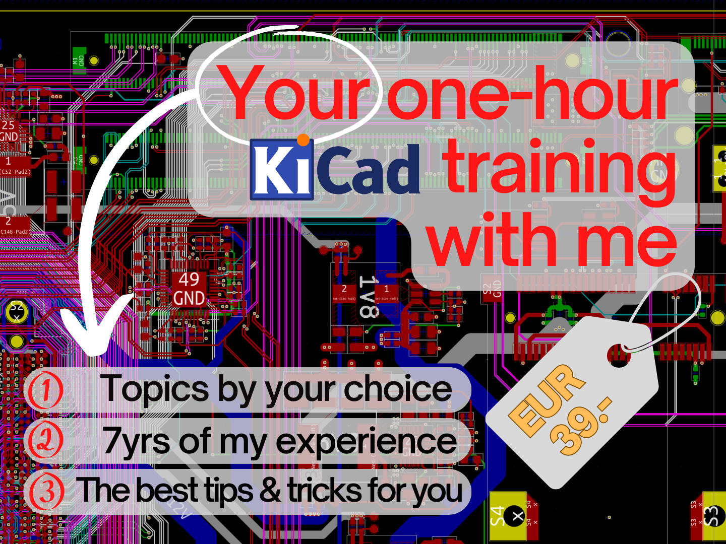KiCAD 1:1 one-hour training