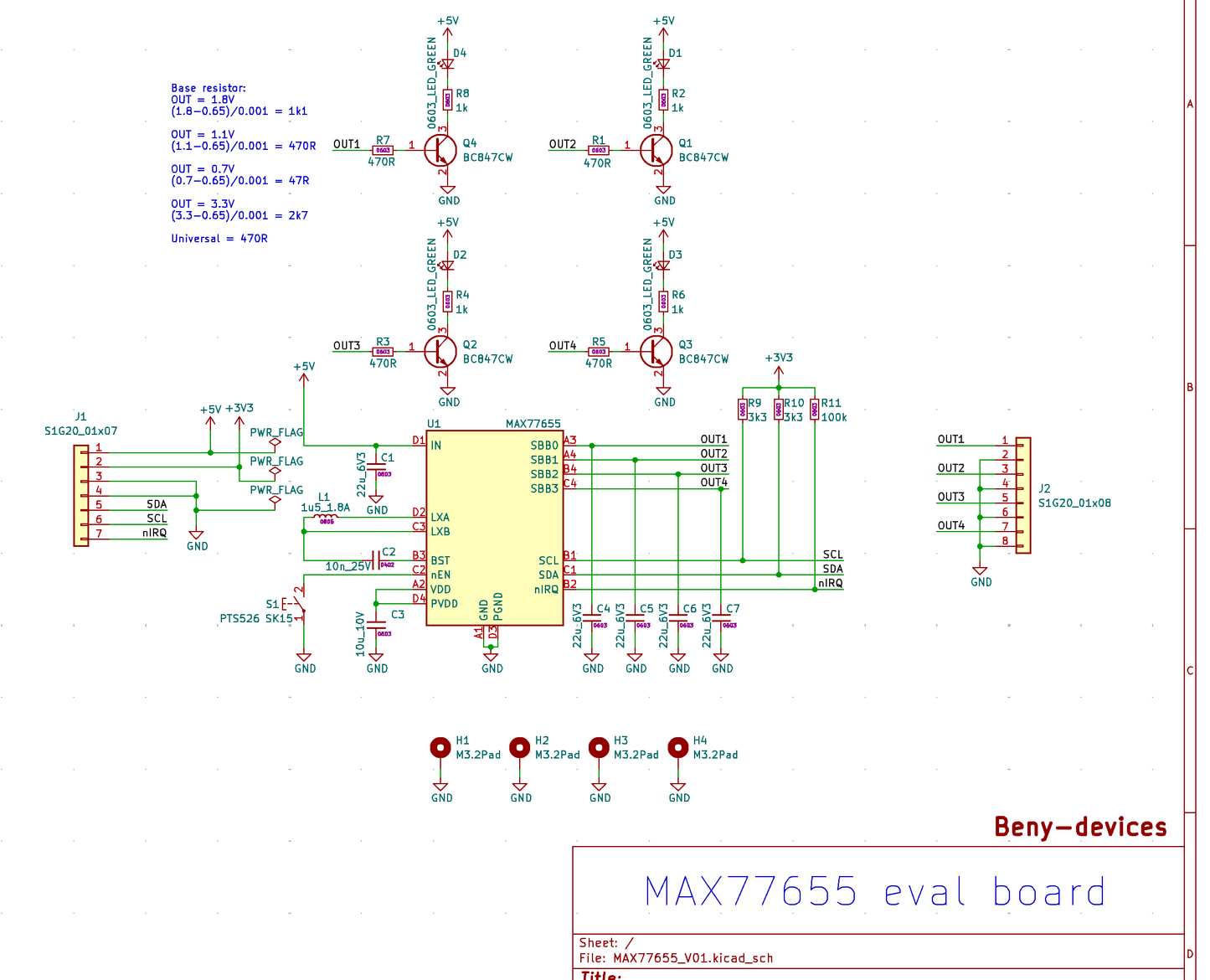 MAX77655 eval design