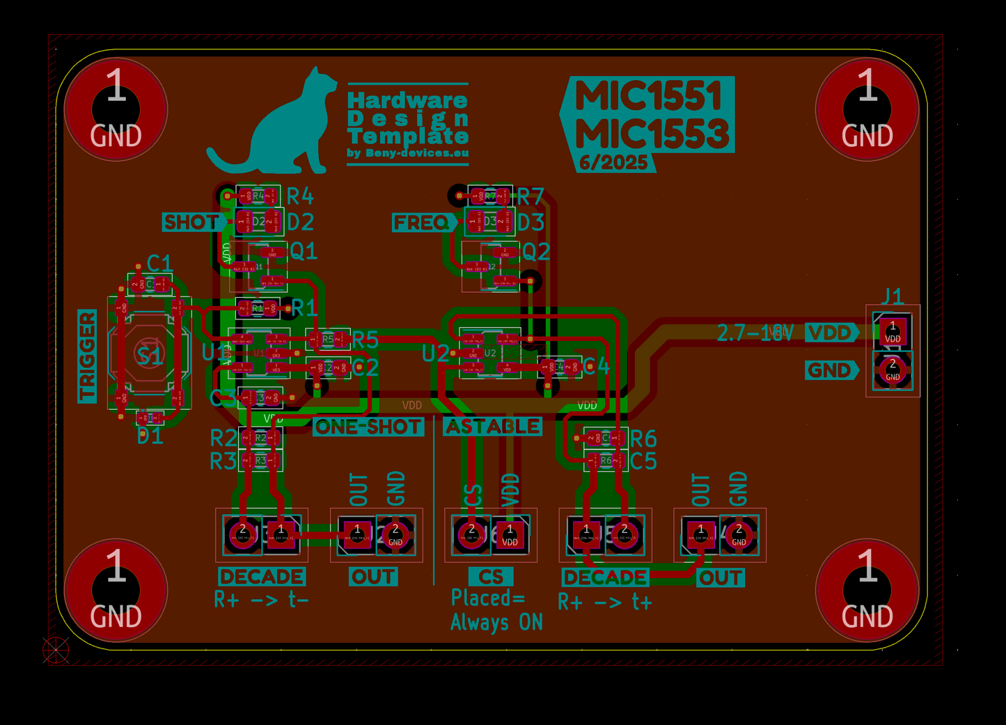 MIC155x eval design