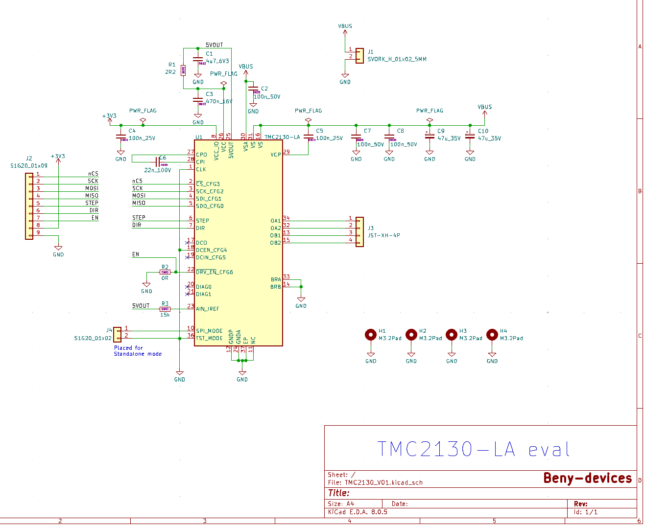 TMC2130-LA eval design