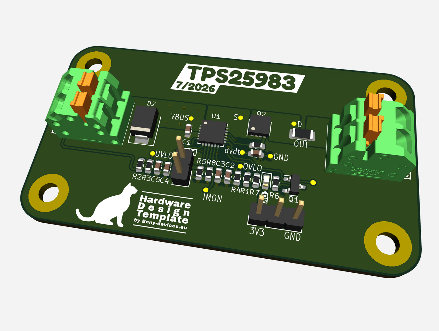 TPS25983 eval design