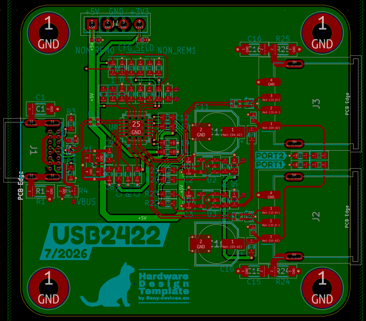 USB2422 eval design
