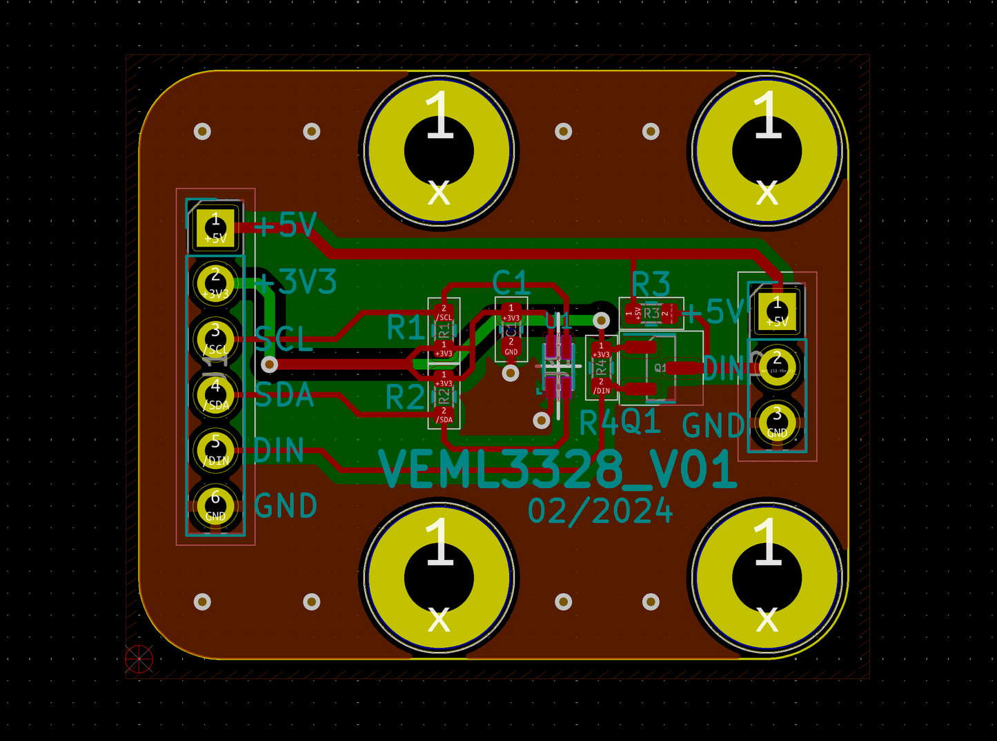 VEML3328 eval design