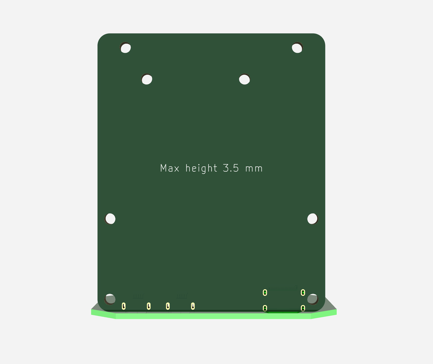 Zero node with front panel