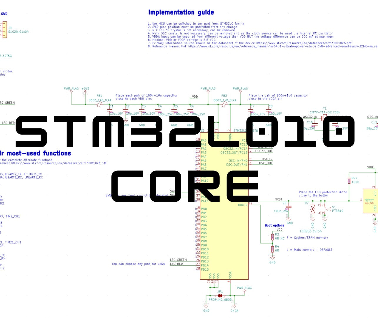 STM32L010 core